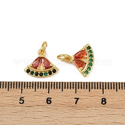 Латунные микро проложить кубического циркония подвески&nbsp;KK-C093-29A-G