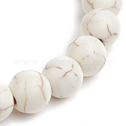 Браслеты из синтетических бирюзовых бусин для женщин и мужчин&nbsp;BJEW-JB11551-01