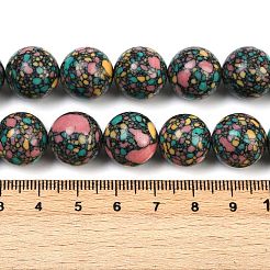 Природный агат бисер нитей G-U030-C01-14mm