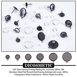 Набор для самостоятельного изготовления фурнитуры для сережек-гвоздиков DIY-DC0001-36