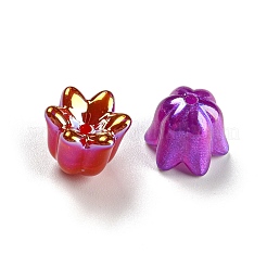 Акриловые бусины с переливающимся покрытием MACR-K353-22