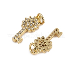 Латунные микро проложить кубического циркония подвески KK-I358-066G-02