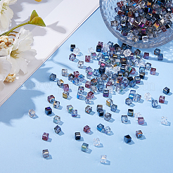 360шт 12 цвета гальванические стеклянные бусины EGLA-DC0001-14A