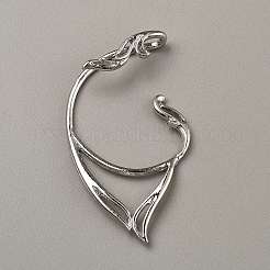 Серьги-каффы из сплава эльфов&nbsp;EJEW-WH0015-118P-A