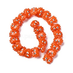 Прозрачные стеклянные эмалевые бусины&nbsp;LAMP-V001-08K