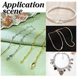 10 шт. 2 стиля 925 застежки-карабины из стерлингового серебра&nbsp;STER-ME0001-35