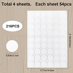 ПВХ самоклеящиеся заглушки с отверстиями для винтов наклейки FIND-WH0152-219