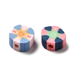 Бусины из полимерной глины на день матери своими руками CLAY-E001-01D