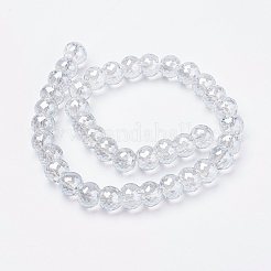 Гальванические стеклянные бусины EGLA-P027-PL03