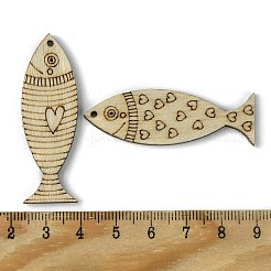 100шт деревянные подвески WOOD-G020-11