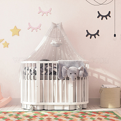 3 комплект 3 цвета деревянные пара ресниц настенное украшение HJEW-BC0001-46