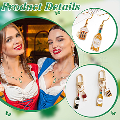 40шт 10 стиля подвески из сплава с эмалью&nbsp;ENAM-PH0003-10