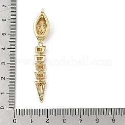 Застежки-кнопки из латуни с микропаве из прозрачного кубического циркония KK-Z078-37G