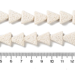 Нити из натуральных бусин из лавы&nbsp;G-O126-04A-02