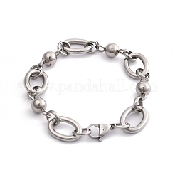 Цепные браслеты из нержавеющей стали 304 BJEW-L661-09P