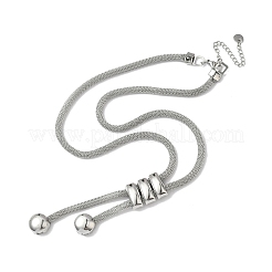 Прямоугольные лариаты из нержавеющей стали 304 NJEW-D333-02P