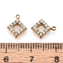 Подвески из нержавеющей стали 304 с микропаве из кубического циркония&nbsp;STAS-N115-47G