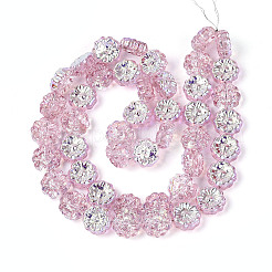 Гальванизируйте прозрачное стекло бисер нитей&nbsp;EGLA-N055-01E