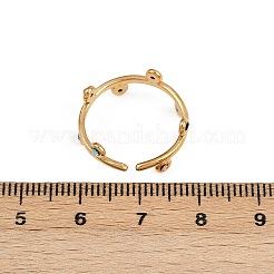 Кольца-манжеты из нержавеющей стали 304 Rhinetsone для женщин&nbsp;X-RJEW-K301-07G-01