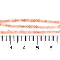 Натуральный Sunstone бисер пряди&nbsp;G-F770-C01-01