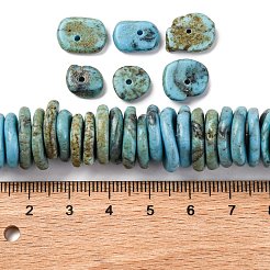 Градуированные синтетические бирюзовые бусины G-A237-01D
