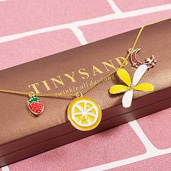 Подвески из эмали и сплава ENAM-SZ0001-17G