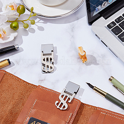 2 шт. зажимов для денег из нержавеющей стали и сплава&nbsp;AJEW-WR0003-09B