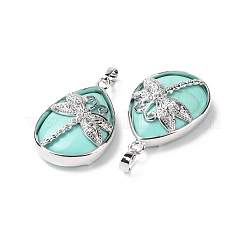 Подвески из окрашенного натурального говлита&nbsp;G-G900-01P-21