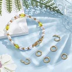 8 шт. латунные застежки-крутилки KK-UN0002-53