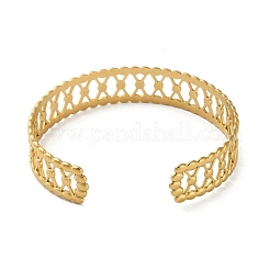 Открытые полые браслеты-манжеты из нержавеющей стали 304&nbsp;LS-BJEW-M316-03G