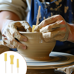 8шт 3 стиля губчатой глины скульптурный инструмент&nbsp;AJEW-BC0009-63