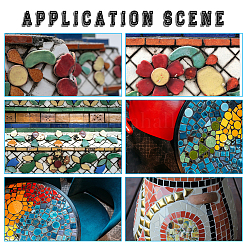 500 г фарфоровых кабошонов ручной работы PORC-FH0001-15