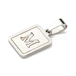 Подвески из натуральной белой ракушки из нержавеющей стали 304 STAS-S130-03P-M