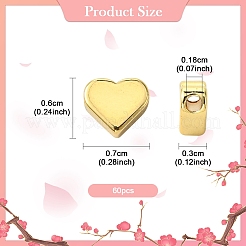 60 шт. Латунные бусины&nbsp;KK-YW0002-89