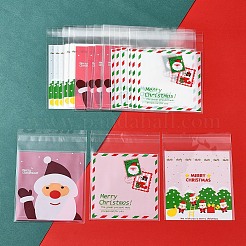 3 пакет 3 стиля прямоугольные целлофановые пакеты opp для Рождества OPC-FS0001-01A
