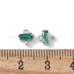 Шармы-соединители из латуни с паве из кубического циркония KK-F892-53P-04