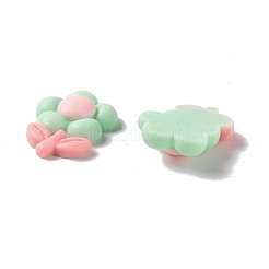 Окрашенного распылением смолы кабошоны RESI-G031-15