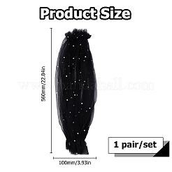 1 пара женских нарукавников из полиэстерового кружева&nbsp;AJEW-HS0001-20