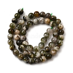 Натуральные лепидолитовые бусины G-F799-B01-7mm