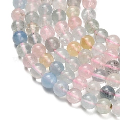 Природные морганит нитей бисера G-H329-C13-6mm-AA