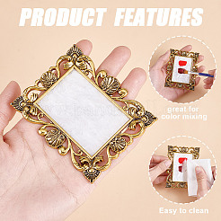 4шт 2 стиля 2 цвета смоляная имитация ракушки цветовая палитра&nbsp;DIY-NB0013-56