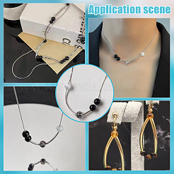 200шт 2 цвета латунные бусины трубки&nbsp;KK-UN0003-79