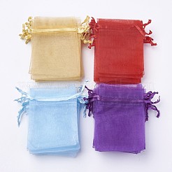 4 мешок organza цветов OP-MSMC003-03A-7x9cm