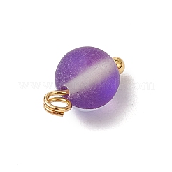 9 шт. круглые подвески из синтетического лунного камня двух цветов&nbsp;PALLOY-JF03478
