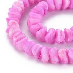 Непрозрачные для выпечки расписные хрустящие бусины нитки EGLA-S174-22B-02