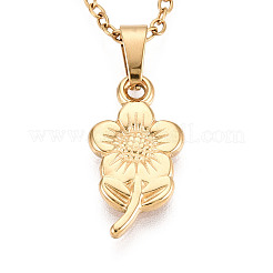 Подвески из нержавеющей стали 304&nbsp;NJEW-T018-43G