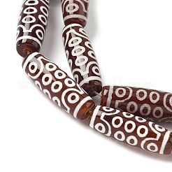 Нити бусин дзи в форме риса в тибетском стиле G-A269-A18-01