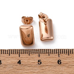 Серьги-гвоздики из нержавеющей стали 304 EJEW-C099-21M