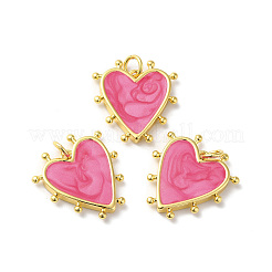 Подвески из латуни с эмалью в стойку KK-D074-03G-04