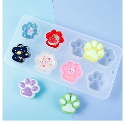Силиконовые Молды для кошачьих следов DIY-WH0203-30